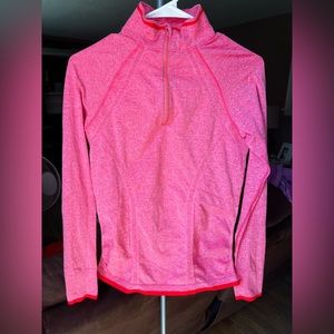 Athleta Fastest Track Half Zip Pullover - Pink